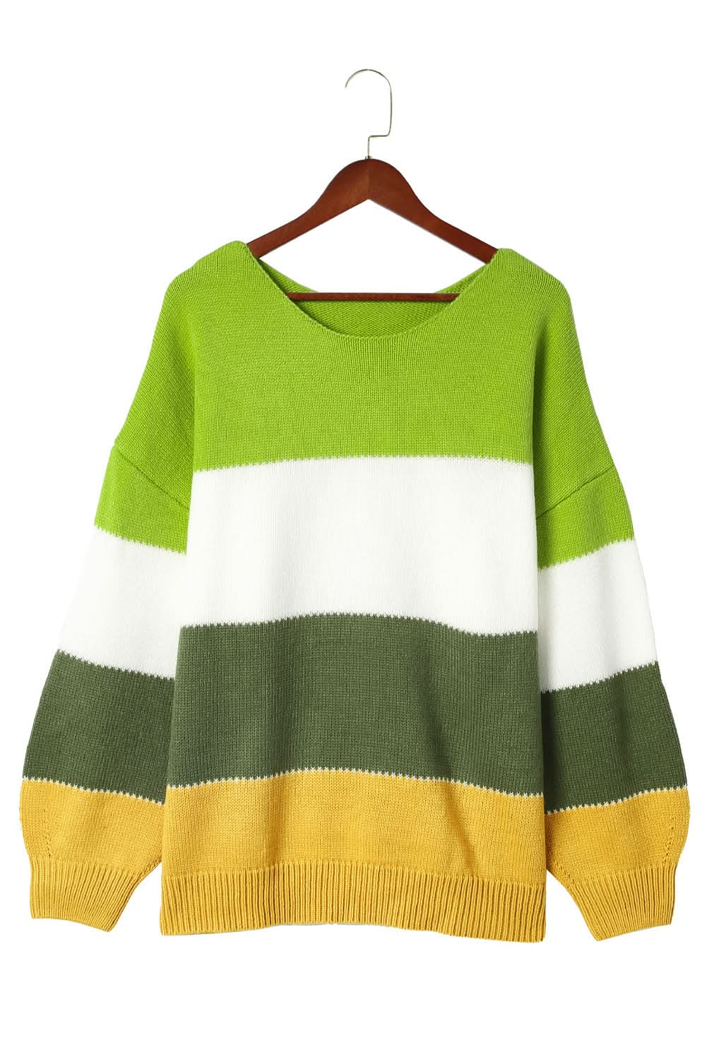 Chic green plus size sweater - Love Salve
